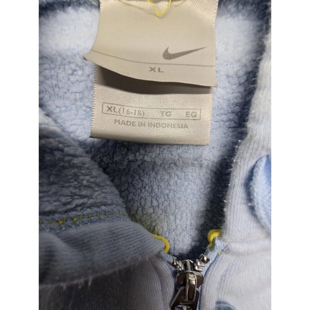 Nike Zip-Up Hoodie Womens‎ XL (16-18)  Light Blue Fleece - Picture 6 of 15